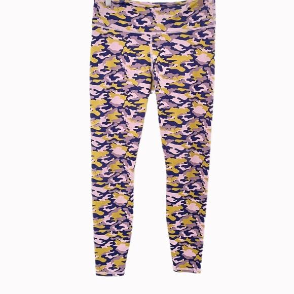 Fabletics Mid-Rise Printed Heathered Legging Sz M - Picture 1 of 7